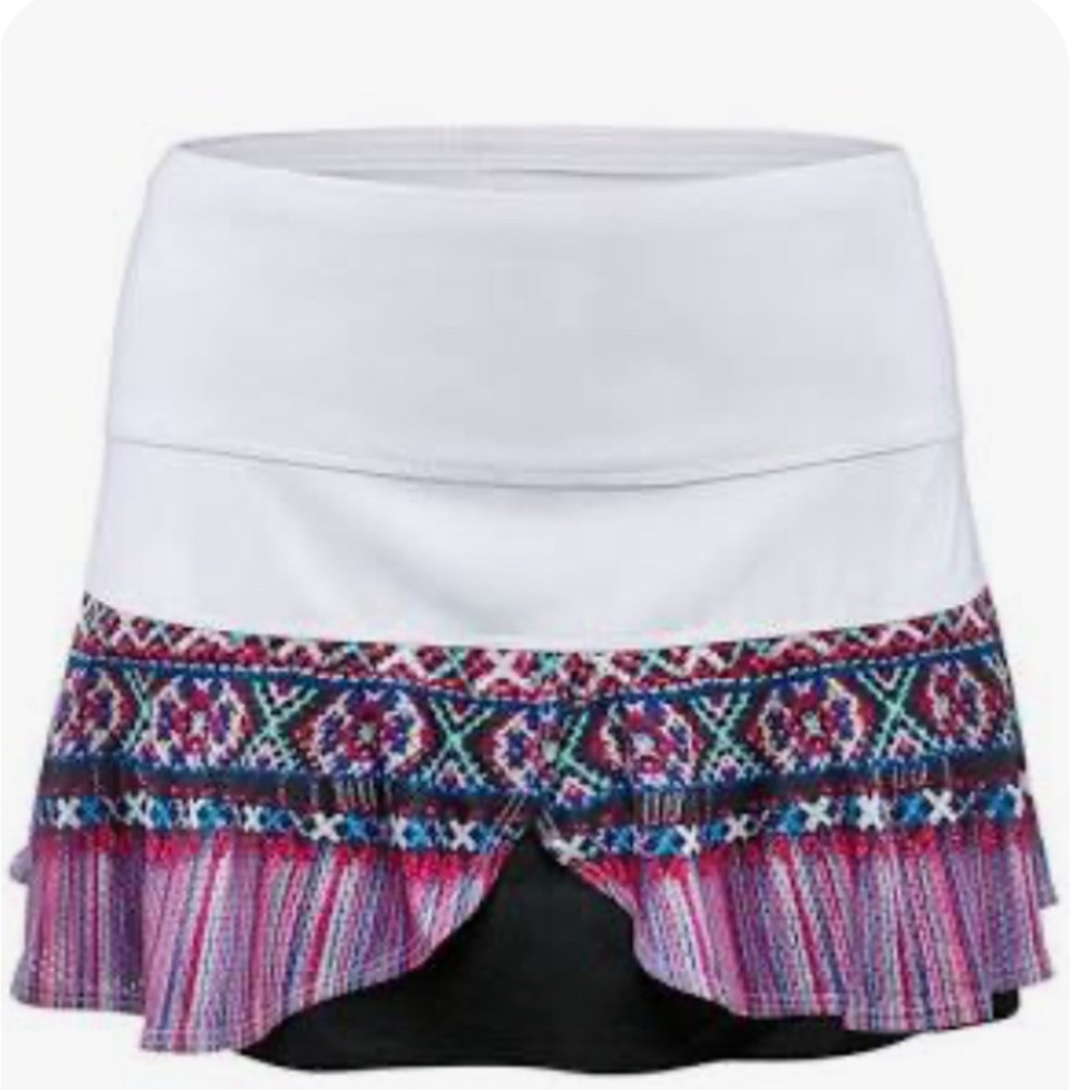 Lucky In Love Tiered Tennis Skirt size Small